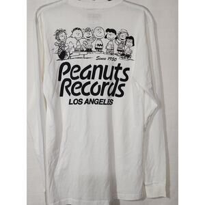Snoopy Peanuts records Los Angels men's small long sleeve shirt